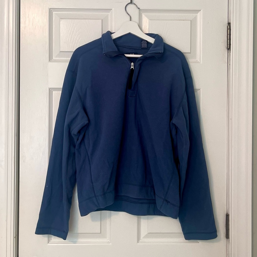 GAP Light Blue Fleece Pullover